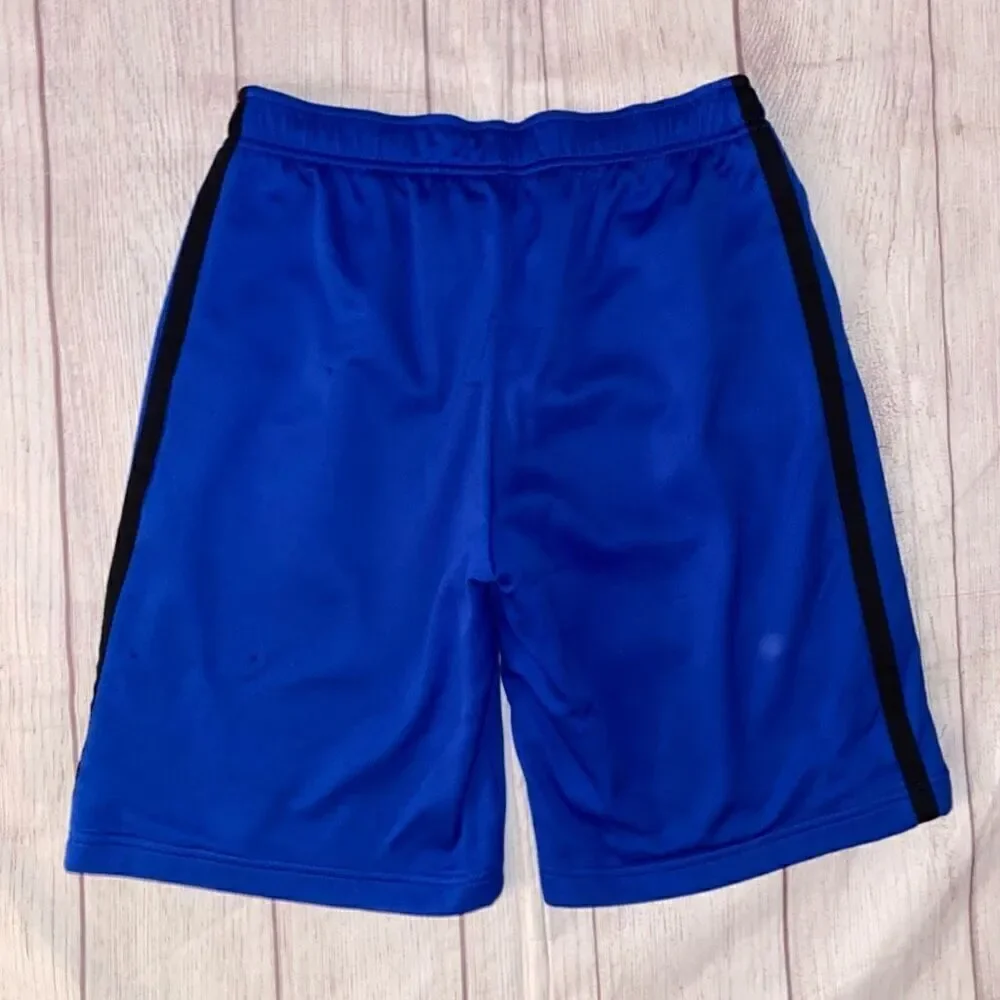 Old Navy active youth boys L pull on athletic shorts blue & black